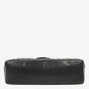 Chanel Jumbo Classic Black Quilted Leather Single Flap Bag With Silver - Tone Hardware