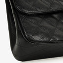 Chanel Jumbo Classic Double Flap Bag Black Quilted Caviar Gold-Tone Hardware