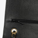 Chanel Jumbo Classic Double Flap Bag Black Quilted Caviar Gold-Tone Hardware