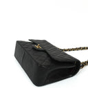 Chanel Jumbo Classic Black Quilted Caviar Double Flap Bag Gold Hardware