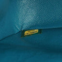 Chanel Classic Jumbo Double Flap Bag Blue Quilted Lambskin With Silver-Tone Hardware