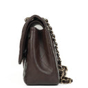 Chanel Jumbo Classic Double Flap Bag In Brown Quilted Lambskin And Gold-Plated Hardware