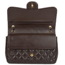 Chanel Jumbo Classic Double Flap Bag In Brown Quilted Lambskin And Gold-Plated Hardware