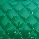 Chanel Jumbo Classic Double Flap Bag Turquoise Quilted Patent Leather With Silver-Tone Hardware