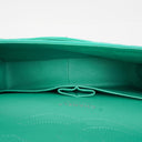 Chanel Jumbo Classic Double Flap Bag Turquoise Quilted Patent Leather With Silver-Tone Hardware