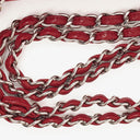 Chanel Jumbo Classic Red Caviar Quilted Leather Double Flap Bag With Silver - Tone Hardware