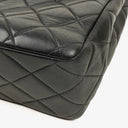 Chanel Jumbo Classic Single Flap Bag Black Quilted Lambskin 24K Gold-Plated Hardware