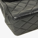 Chanel Jumbo Classic Single Flap Bag Black Quilted Lambskin 24K Gold-Plated Hardware