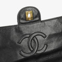 Chanel Jumbo Classic Single Flap Bag Black Quilted Lambskin 24K Gold-Plated Hardware