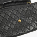 Chanel Jumbo Classic Single Flap Bag Black Quilted Lambskin 24K Gold-Plated Hardware