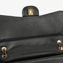 Chanel Jumbo Classic Single Flap Bag Black Quilted Lambskin Gold-Tone Hardware