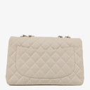 Chanel Jumbo Classic Single Flap Bag Jersey Silver-Tone Hardware