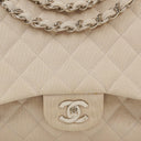 Chanel Jumbo Classic Single Flap Bag Jersey Silver-Tone Hardware
