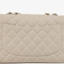 Chanel Jumbo Classic Single Flap Bag Jersey Silver-Tone Hardware
