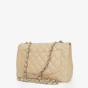 Chanel Jumbo Classic Single Flap Bag Quilted Lambskin Silver -Toned Hardware