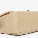 Chanel Jumbo Classic Single Flap Bag Quilted Lambskin Silver -Toned Hardware