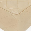 Chanel Jumbo Classic Single Flap Bag Quilted Lambskin Silver -Toned Hardware