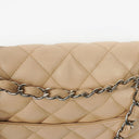 Chanel Jumbo Classic Single Flap Bag Quilted Lambskin Silver -Toned Hardware