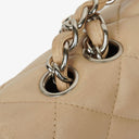 Chanel Jumbo Classic Single Flap Bag Quilted Lambskin Silver -Toned Hardware