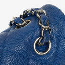 Chanel Jumbo Quilted Caviar Single Flap Bag With Silver -Toned Hardware