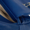 Chanel Jumbo Quilted Caviar Single Flap Bag With Silver -Toned Hardware