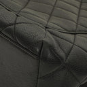 Chanel Kelly Black Quilted Caviar Leather Top Handle Bag With 24K Gold-Plated Hardware, 1996-1997