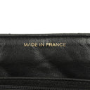 Chanel Kelly Black Quilted Caviar Leather Top Handle Bag With 24K Gold-Plated Hardware, 1996-1997