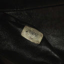 Chanel Kelly Black Quilted Caviar Leather Top Handle Bag With 24K Gold-Plated Hardware, 1996-1997