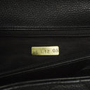Chanel Kelly Black Quilted Caviar Leather Top Handle Bag With 24K Gold-Plated Hardware, 1996-1997