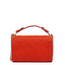 Chanel Label Click Flap Red in Quilted Calfskin With Gold-Tone Hardware