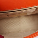 Chanel Label Click Flap Red in Quilted Calfskin With Gold-Tone Hardware