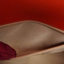 Chanel Label Click Flap Red in Quilted Calfskin With Gold-Tone Hardware