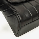 Chanel Lambskin Black Vertical Quilted Maxi CC Flap Shoulder Bag