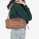 Chanel Lambskin Lax Accordion Hobo Bag