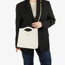 Chanel Lambskin Quilted Small 31 Vintage Shopping Tote Bag