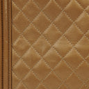 Chanel Large Boy Gold Metalic Quilted Flap Bag With Aged Gold Hardware
