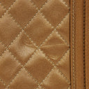 Chanel Large Boy Gold Metalic Quilted Flap Bag With Aged Gold Hardware