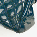 Chanel Large Just Mademoiselle Patent Quilted Bowling Bag