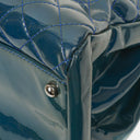 Chanel Large Just Mademoiselle Patent Quilted Bowling Bag