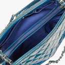 Chanel Large Just Mademoiselle Patent Quilted Bowling Bag