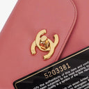 Chanel Large Kelly Pink Lambskin 24K Gold-Plated Hardware Shopping Bag