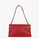 Chanel Large Simply CC Rue Cambon Red Shiny Calfskin Flap Bag