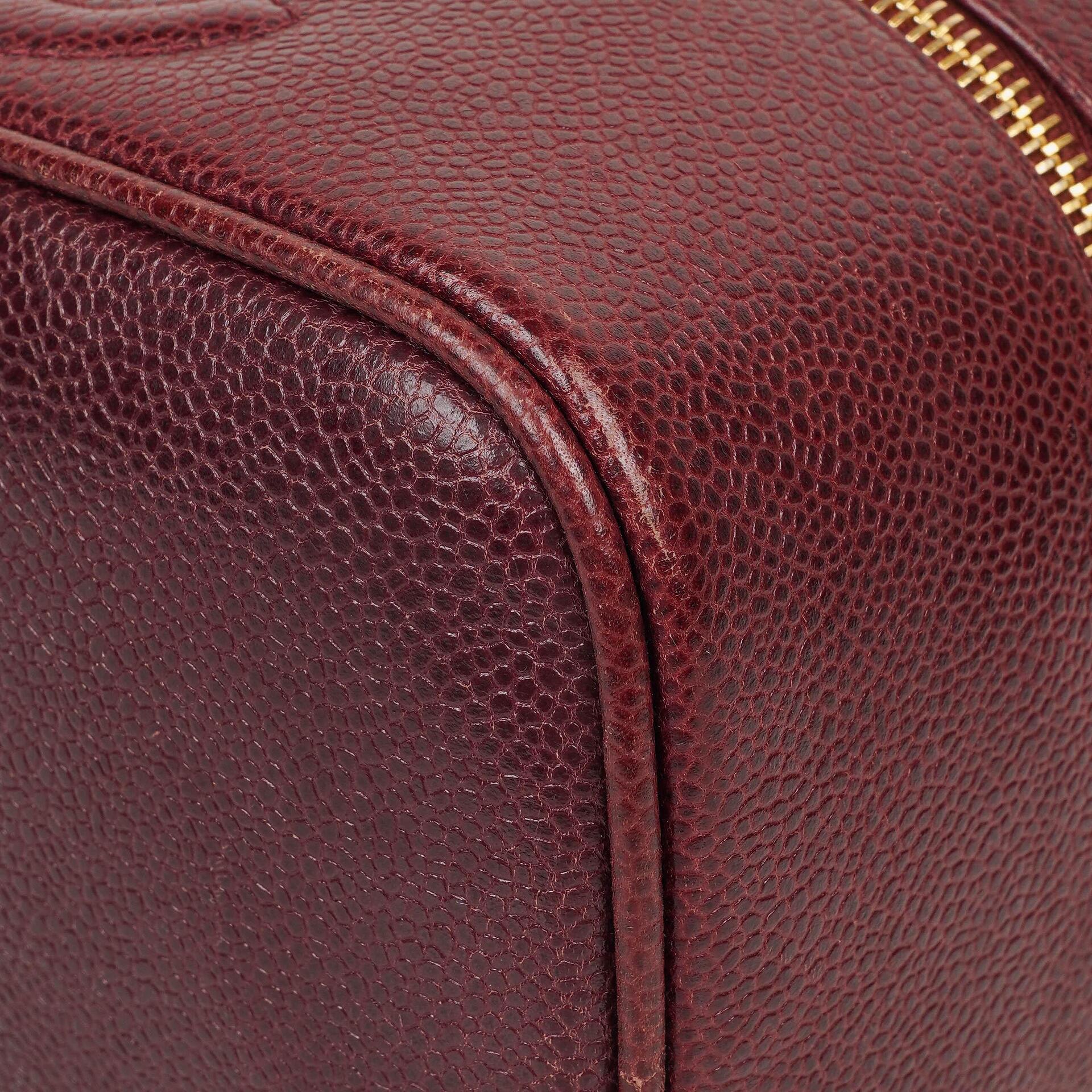 Chanel Leather Vanity Case