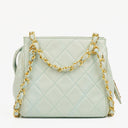 Chanel Light Blue Matelasse Chain Mini Bag