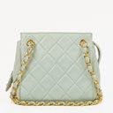 Chanel Light Blue Matelasse Chain Mini Bag