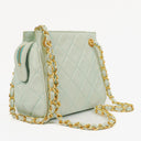 Chanel Light Blue Matelasse Chain Mini Bag