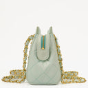 Chanel Light Blue Matelasse Chain Mini Bag