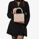 Chanel Light Pink Puzzle Block Handbag