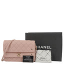 Chanel Light Pink Quilted Lambskin Flap Bag Champaigne Gold - Tone Hardware