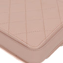Chanel Light Pink Quilted Lambskin Flap Bag Champaigne Gold - Tone Hardware